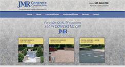 Desktop Screenshot of jmrconcrete.com